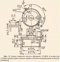 Рис. 5. Корпус водяного насоса