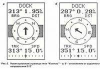 Рис. 5. Навигационная страница типа «Компас»