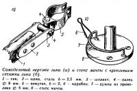 Самодельный вертлюг гика и степс мачты