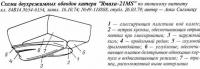 Схема двухрежимных обводов катера «Ямаха-21MS» по японскому патенту