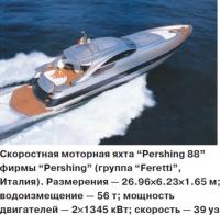 Скоростная моторная яхта «Pershing 88»