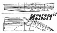 Теоретический чертеж корпуса «Zoom 8»