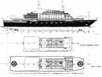 Вариант новой королевской яхты по проекту Аластейра Бернса