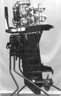 Вариант трехцилиндрового мотора с выхлопом через ступицу