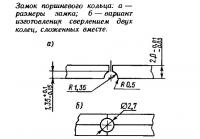 Замок поршневого кольца