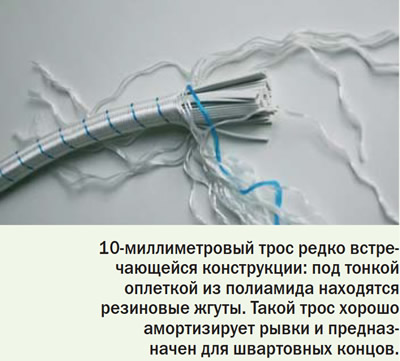 10-миллиметровый трос редко встречающейся конструкции