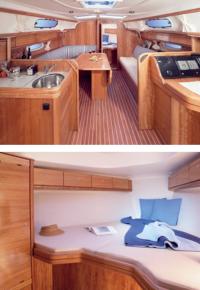 «Bavaria 33» - салон и носовая каюта