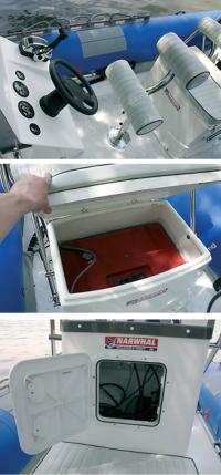 Элементы интерьера мотолодки