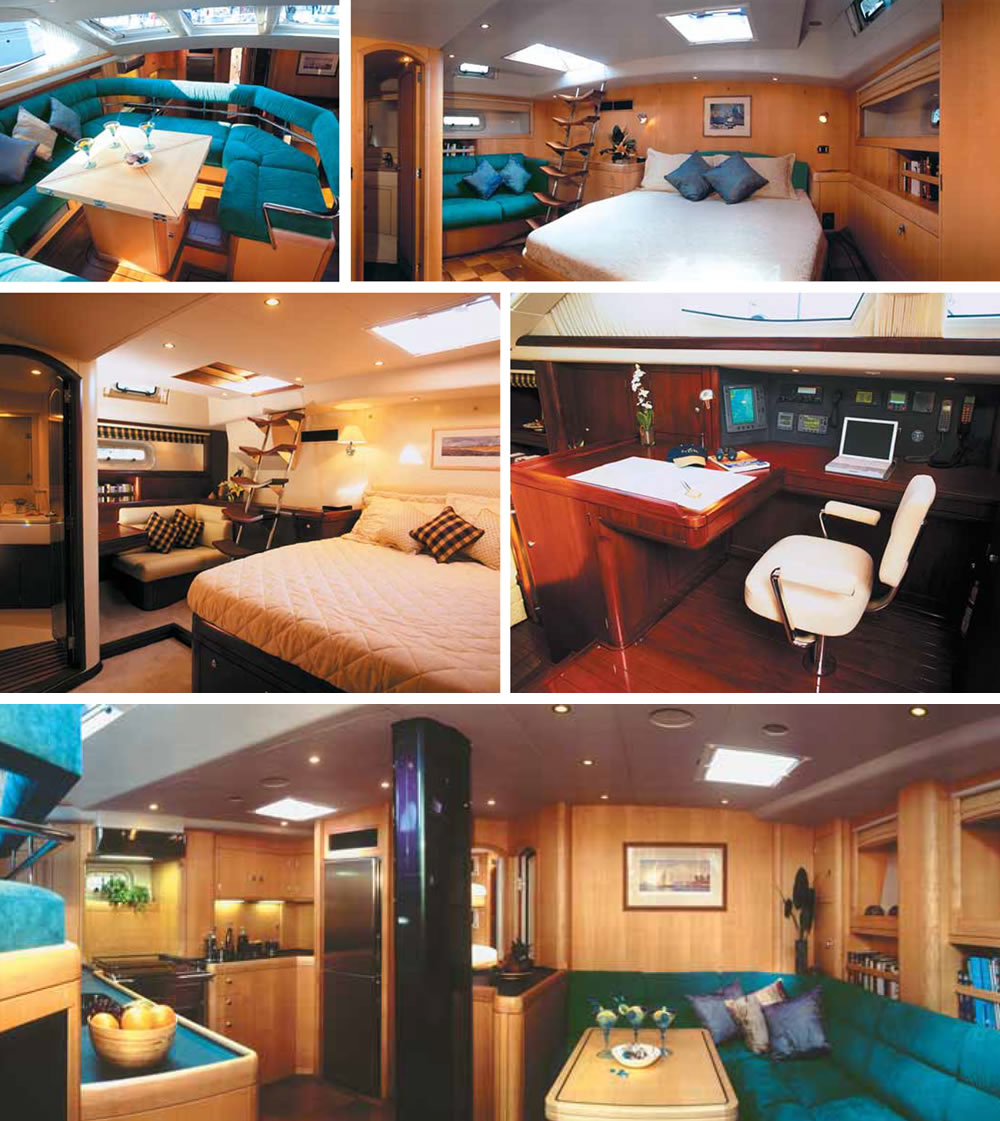 Элементы интерьера яхты «Oyster 82»