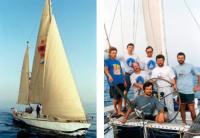 Фото 1997 г.: «Апостол Андрей» на подходе к Кейптауну и его экипаж