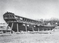 Галера «Тверь», 1890-е гг., до постройки эллинга
