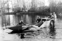 Испытания скутера-экраноплана