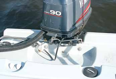 Корма с мотором «Yamaha 90»