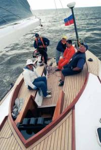 Кормовая часть яхты