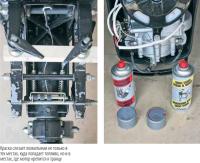 Краска слезает лохмотьями не только в тех местах, куда попадает топливо