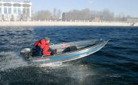 Лодка «Wellboat-36» на ходу