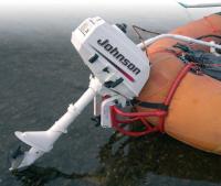 Мотор «Johnson 3.5» на транце