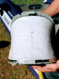 На материале помпы появились трещины