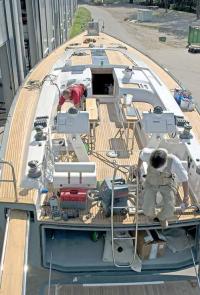 Нанесение последнего лоска на топ-модель «Hanse 630»