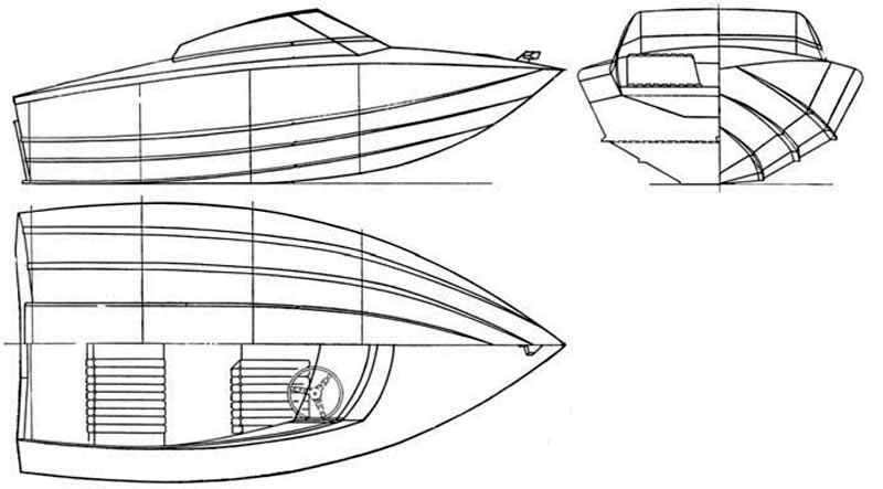 Общий вид и обводы «Радуги-34»