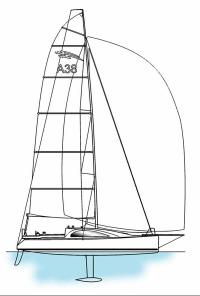 Общий вид и план парусности