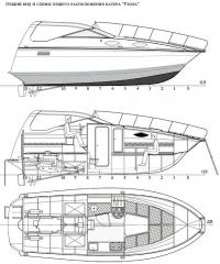 Общий вид и схемы общего расположения катера 