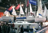 Очень популярным был стенд польских парусных яхт «Sportina»