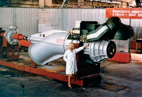 Один из скоростных первенцев. Водометный движитель ВД22 с потребляемой мощностью 5000 л.с.