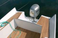 Подвесной мотор на разъездном катере типа «Стриж»