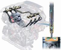 Принципиальная схема Common Rail для моторов с двумя распределительными валами