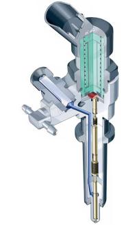 Разрез форсунки для Common Rail последнего поколения