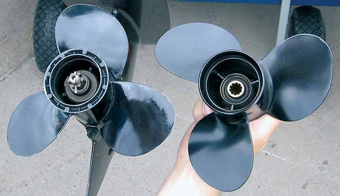 Рис. 1. Фирменный и «неоригинальный» винты – второй выглядит не хуже первого