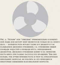 Рис. 2. "Легким" или "тяжелым" винт является не только из-за своего шага