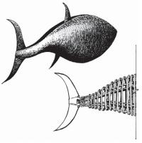 Рис. 4. Лабораторный биоробот «Robotuna», Массачусетский технологический институт
