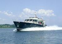 Рис. 6. «Whaller» с установленным крылом на полном ходу