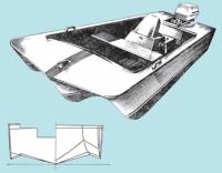 С этого проекта 3.6-метровой Фанерной мотолодки «Кайман» у нас началась эпоха тримаранов