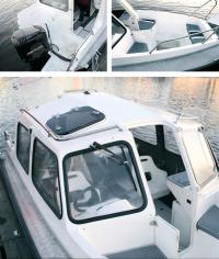 Внешние элементы мотолодки