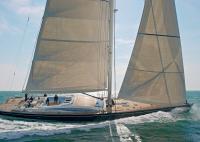 Яхта «Hamilton II» на ходу