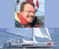 Ян Меллер и его яхта "3M Innovation"